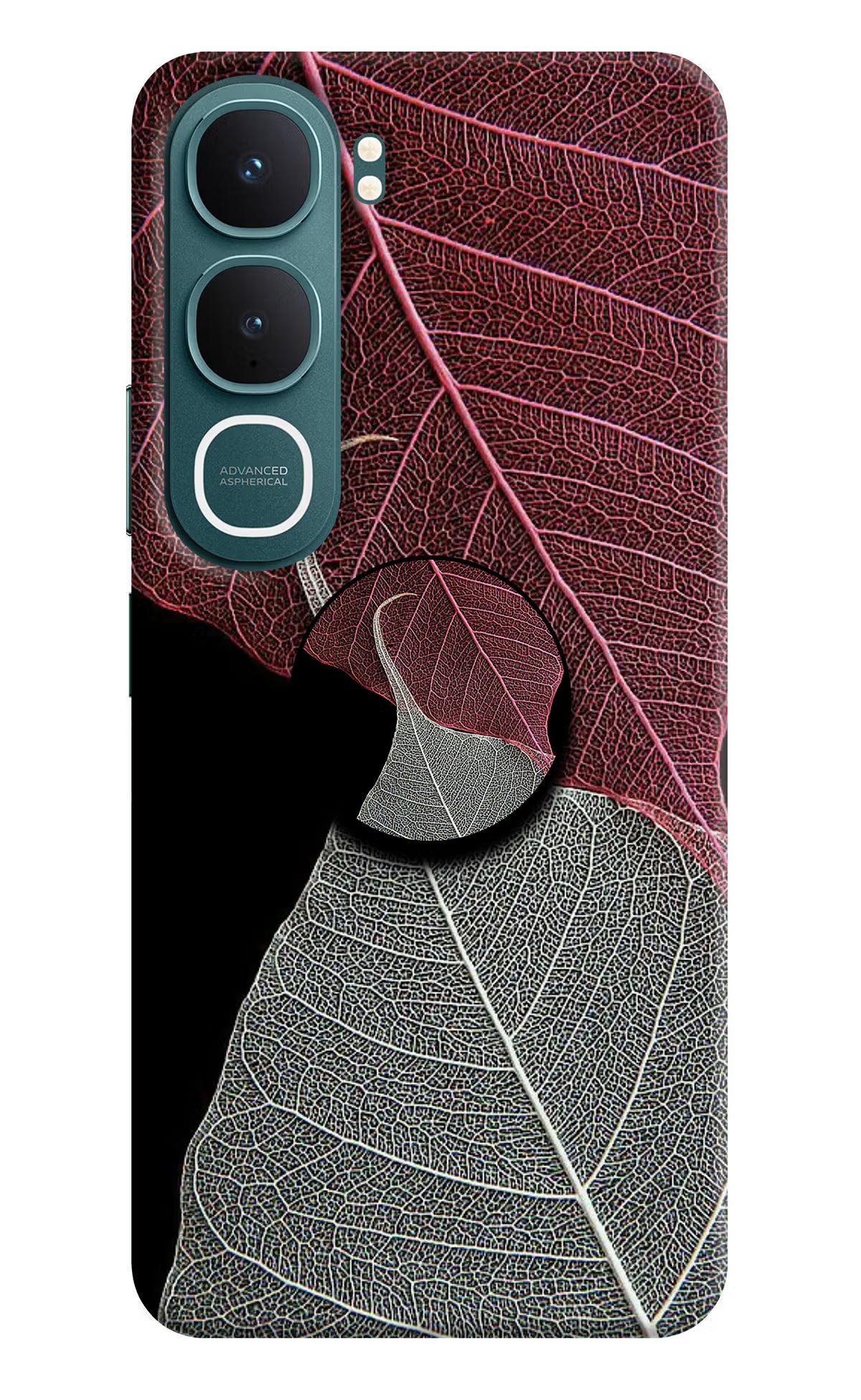 Leaf Pattern Vivo Y31 5G Pop Case by Casekaro