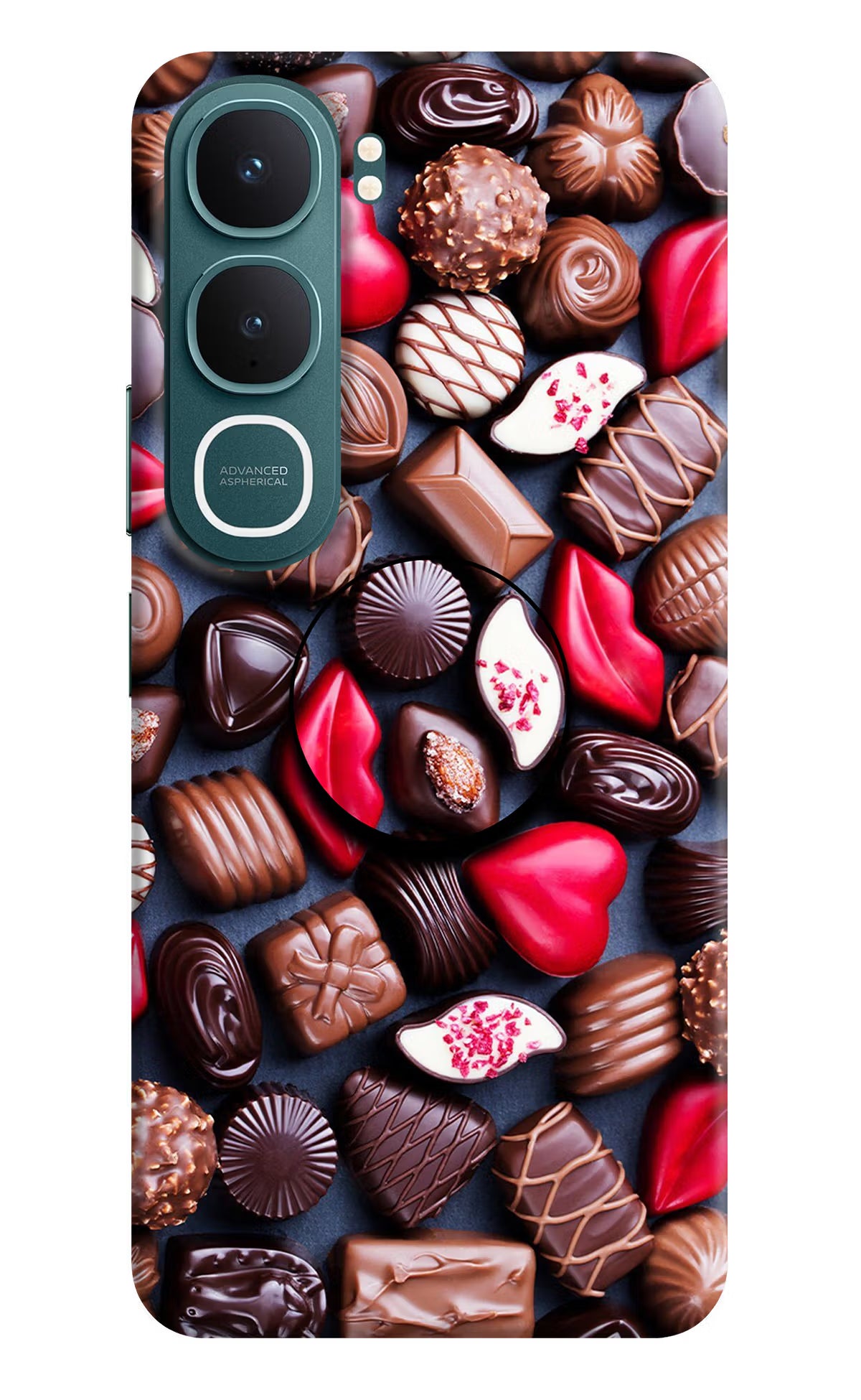 Chocolates Vivo Y31 5G Pop Case by Casekaro