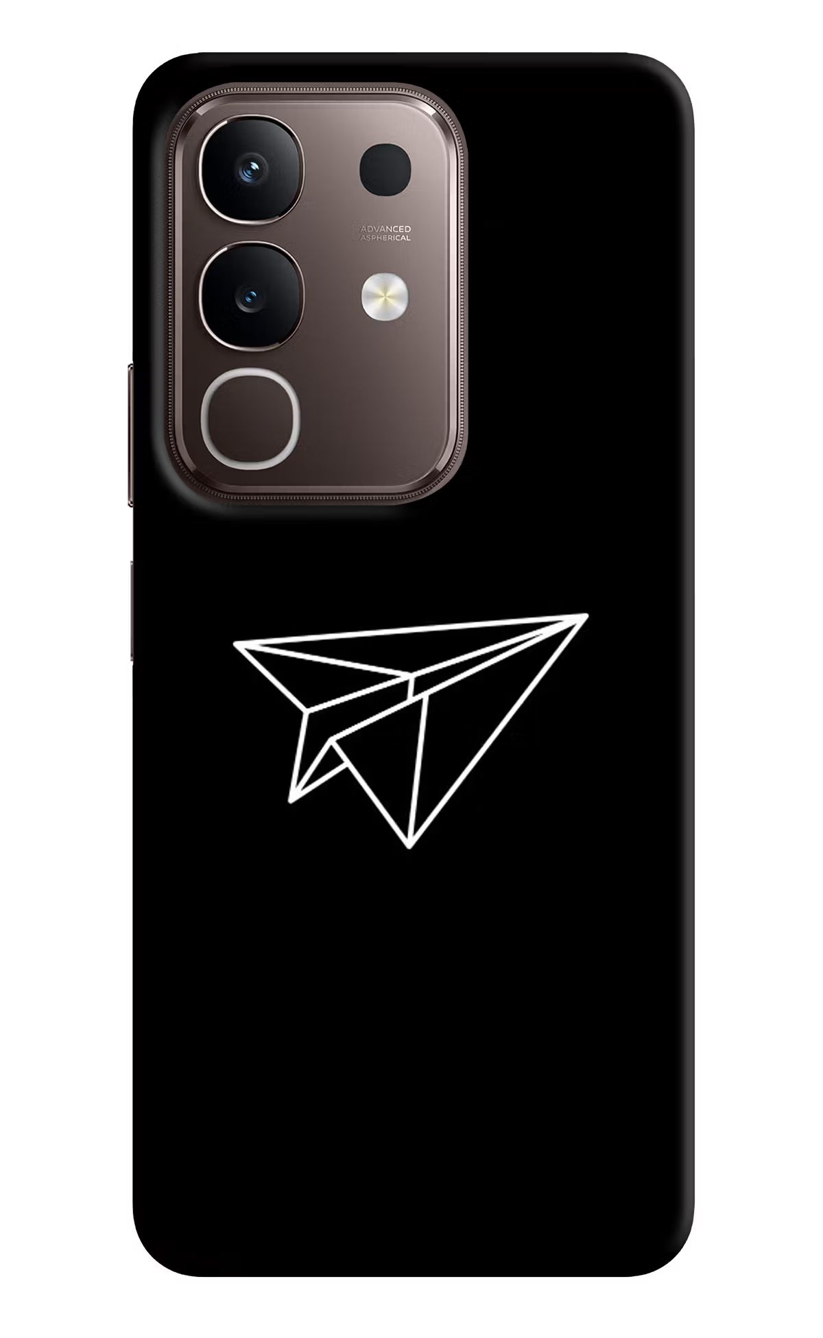 Paper Plane White Vivo Y31 Pro 5G Hard Case Back Cover by Casekaro