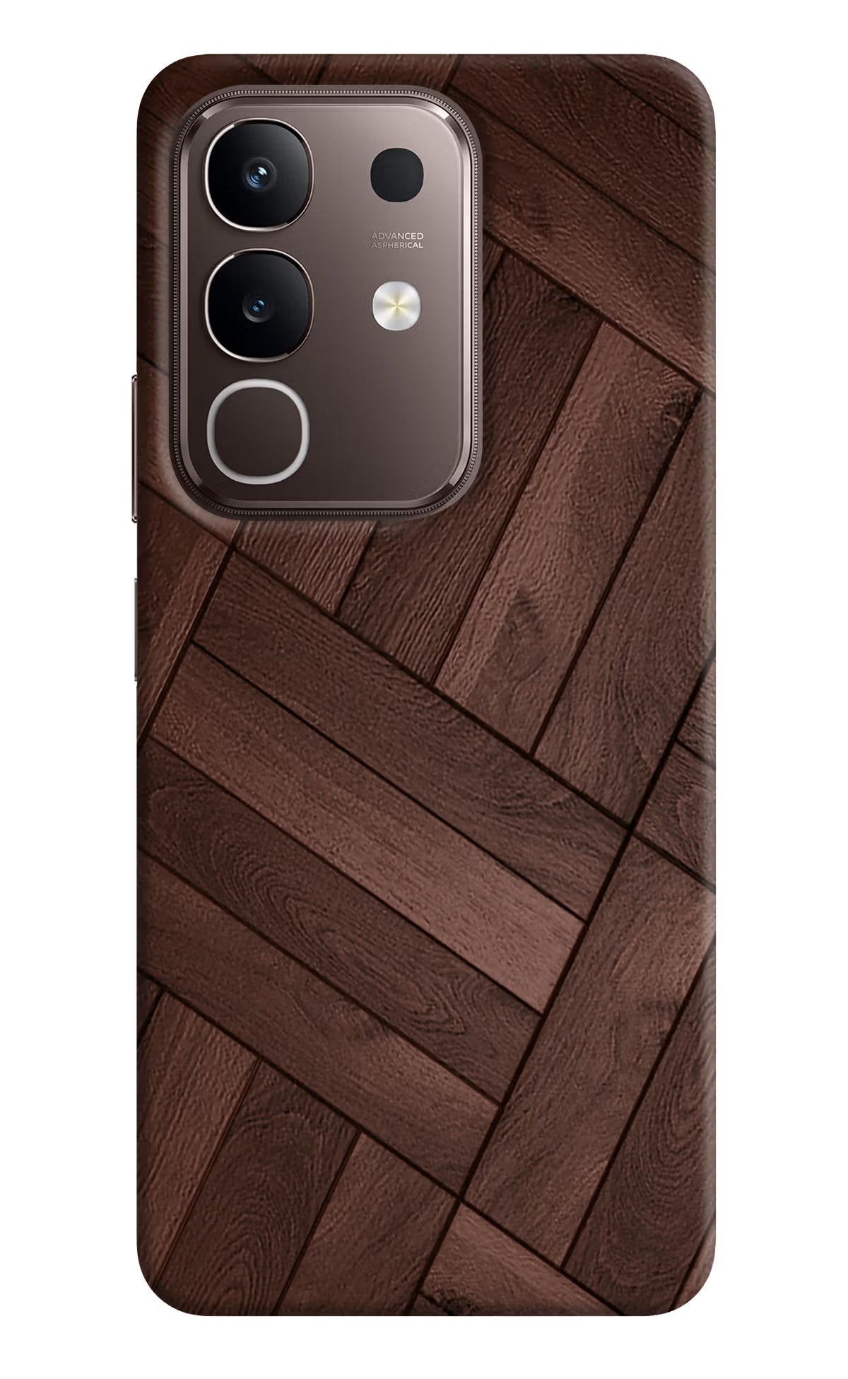 Wooden Texture Design Vivo Y31 Pro 5G Hard Case Back Cover by Casekaro