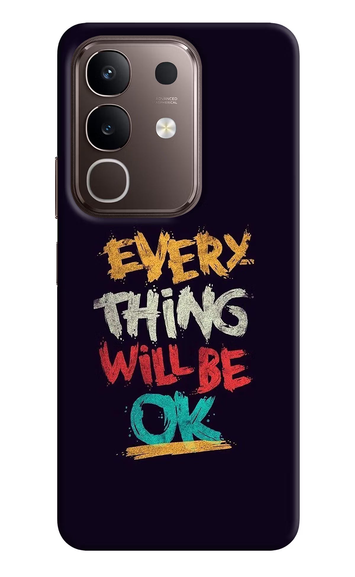 Everything Will Be Ok Vivo Y31 Pro 5G Hard Case Back Cover by Casekaro