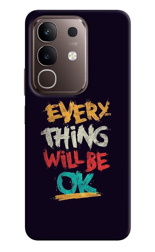 Everything Will Be Ok Vivo Y31 Pro 5G Hard Case Back Cover by Casekaro