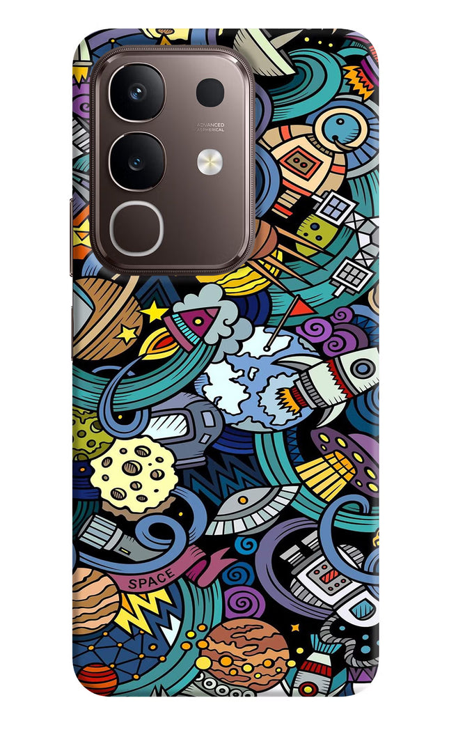 Space Abstract Vivo Y31 Pro 5G Hard Case Back Cover by Casekaro