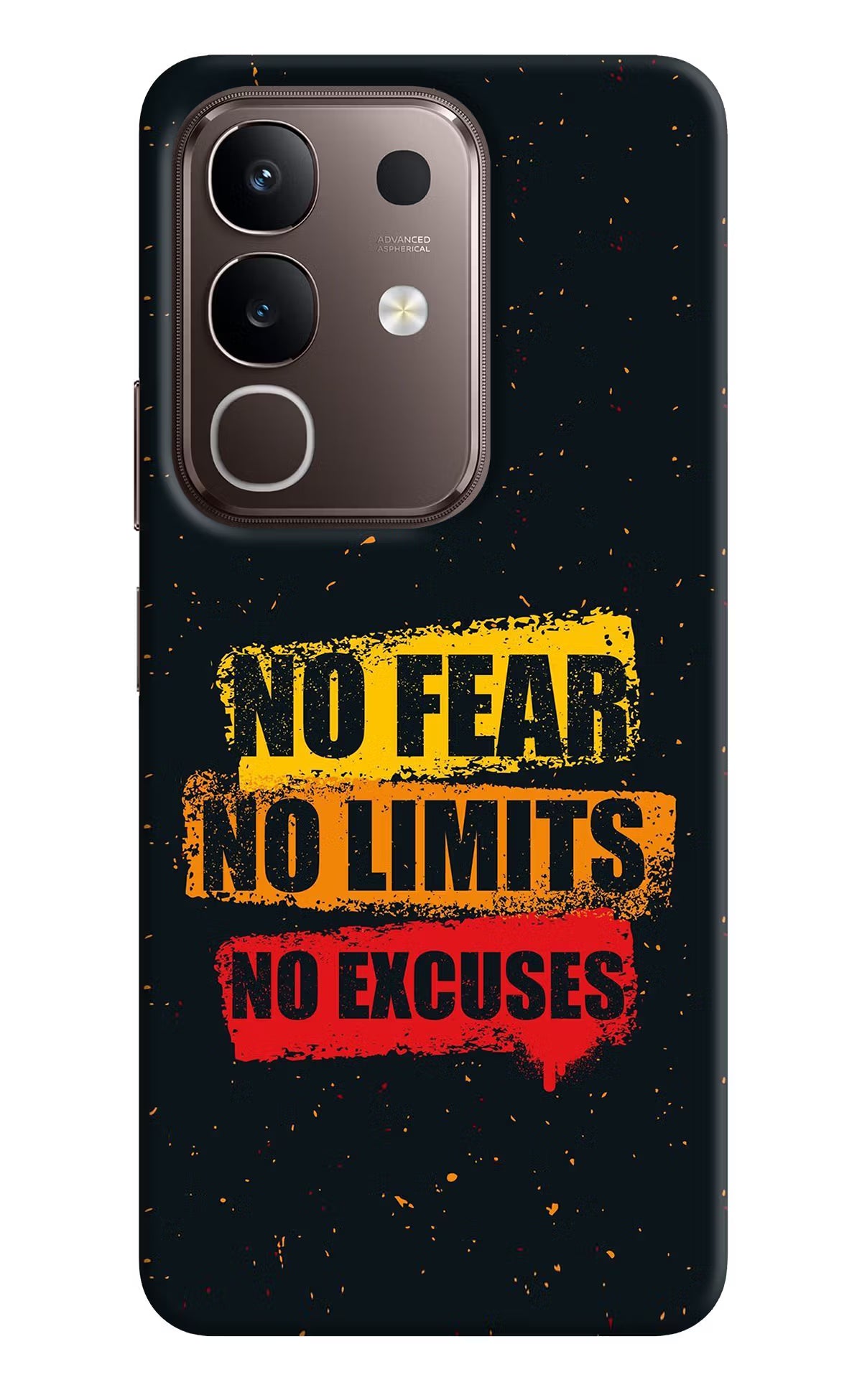 No Fear No Limits No Excuse Vivo Y31 Pro 5G Hard Case Back Cover by Casekaro