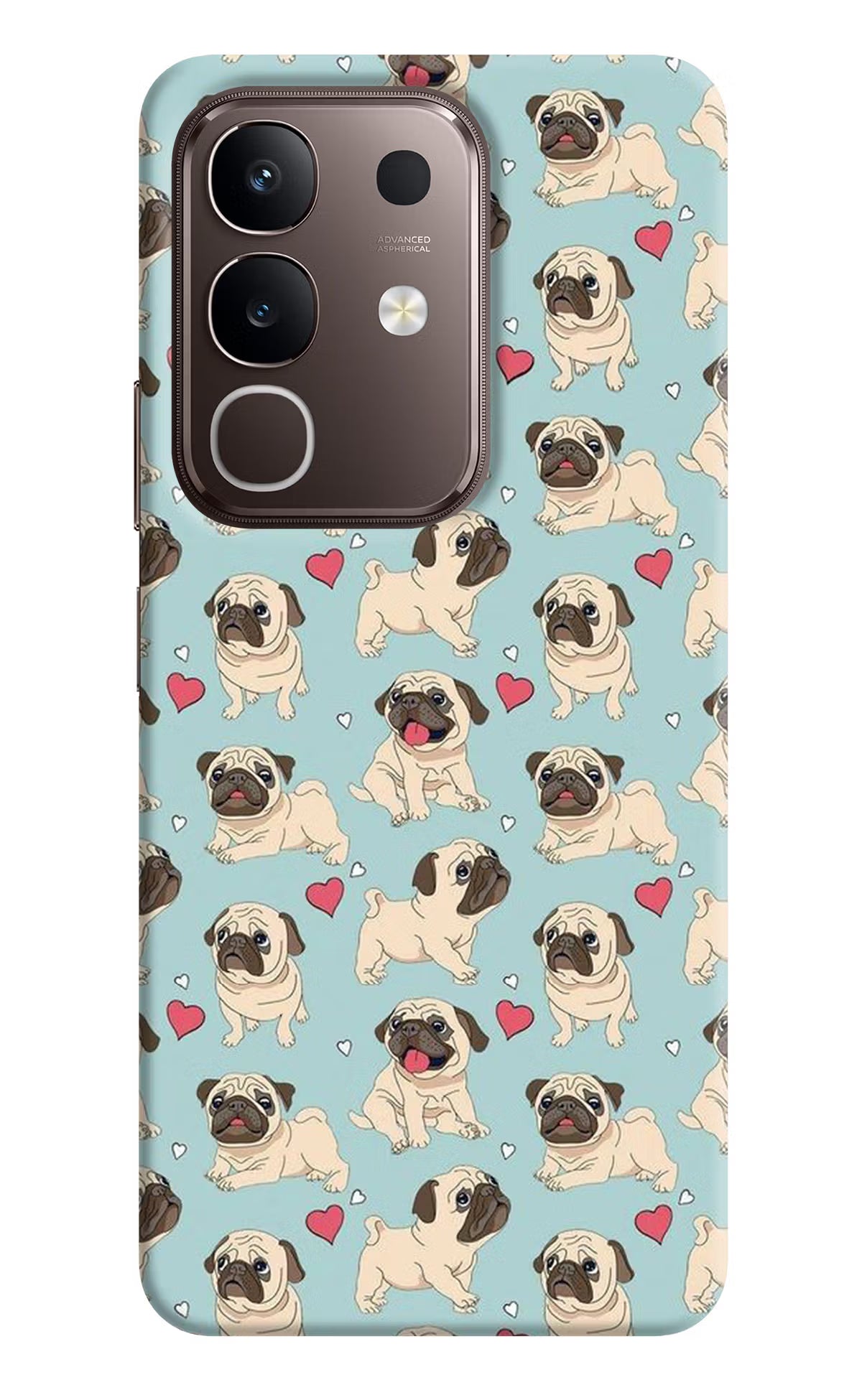 Pug Dog Vivo Y31 Pro 5G Hard Case Back Cover by Casekaro