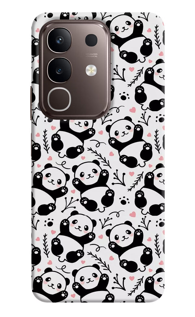 Cute Panda Vivo Y31 Pro 5G Hard Case Back Cover by Casekaro