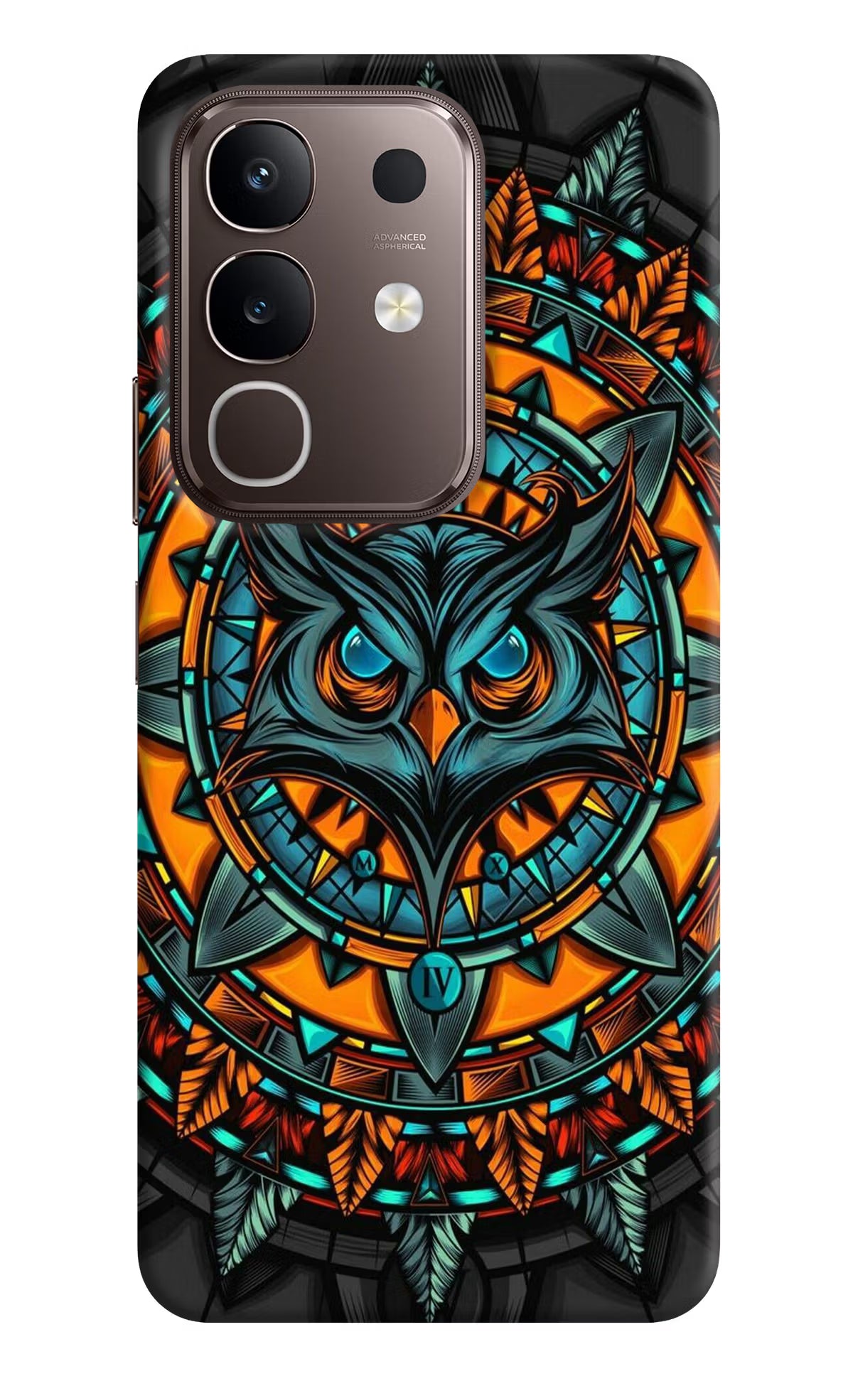 Angry Owl Art Vivo Y31 Pro 5G Hard Case Back Cover by Casekaro