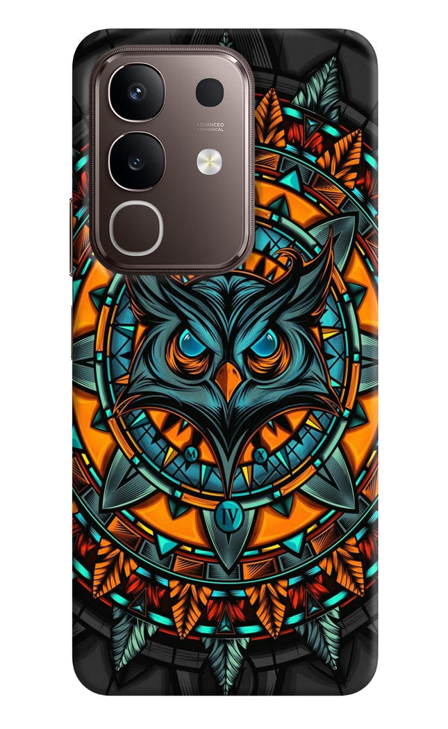 Angry Owl Art Vivo Y31 Pro 5G Hard Case Back Cover by Casekaro