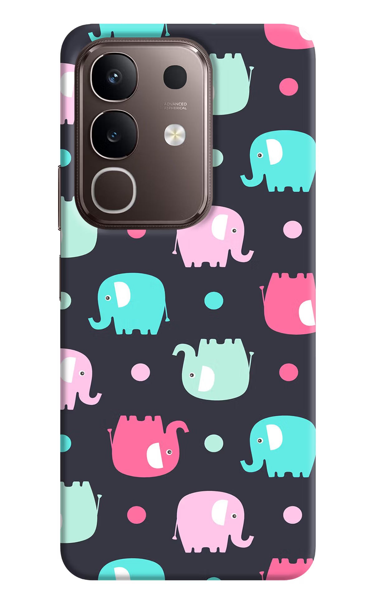 Elephants Vivo Y31 Pro 5G Hard Case Back Cover by Casekaro