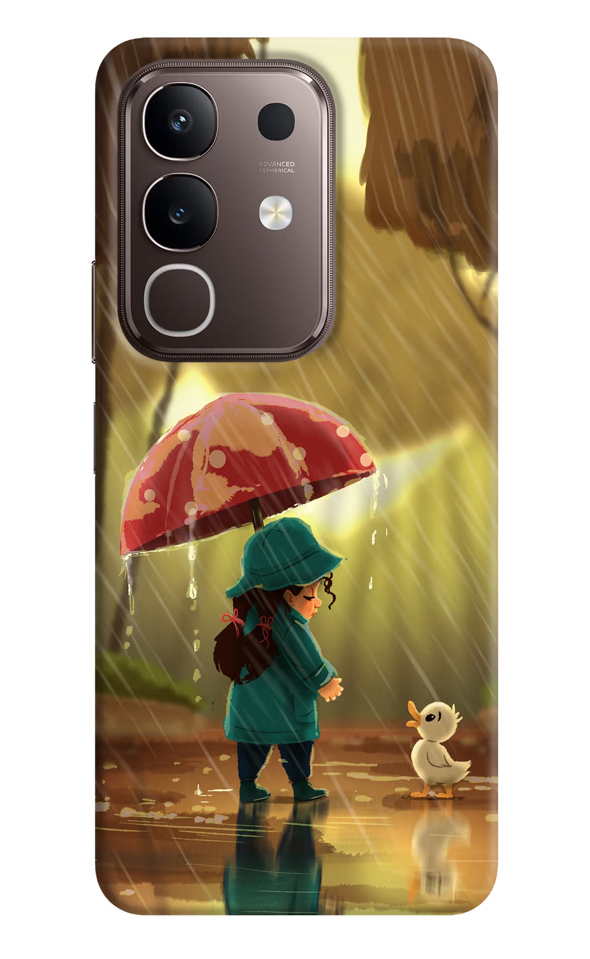 Rainy Day Vivo Y31 Pro 5G Hard Case Back Cover by Casekaro