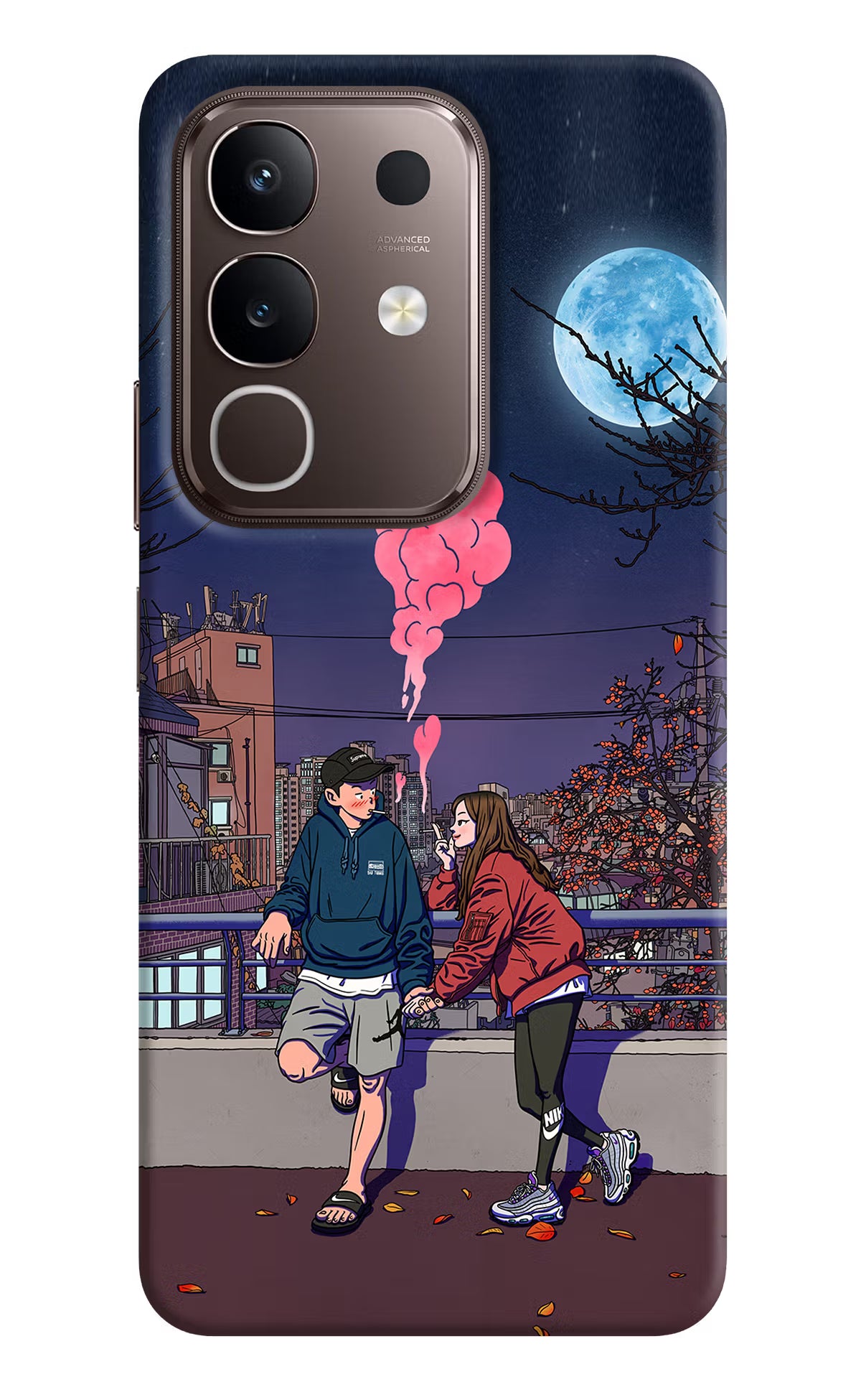 Chilling Couple Vivo Y31 Pro 5G Hard Case Back Cover by Casekaro