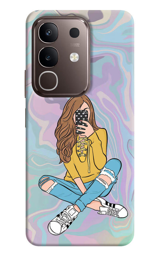 Selfie Girl Vivo Y31 Pro 5G Hard Case Back Cover by Casekaro