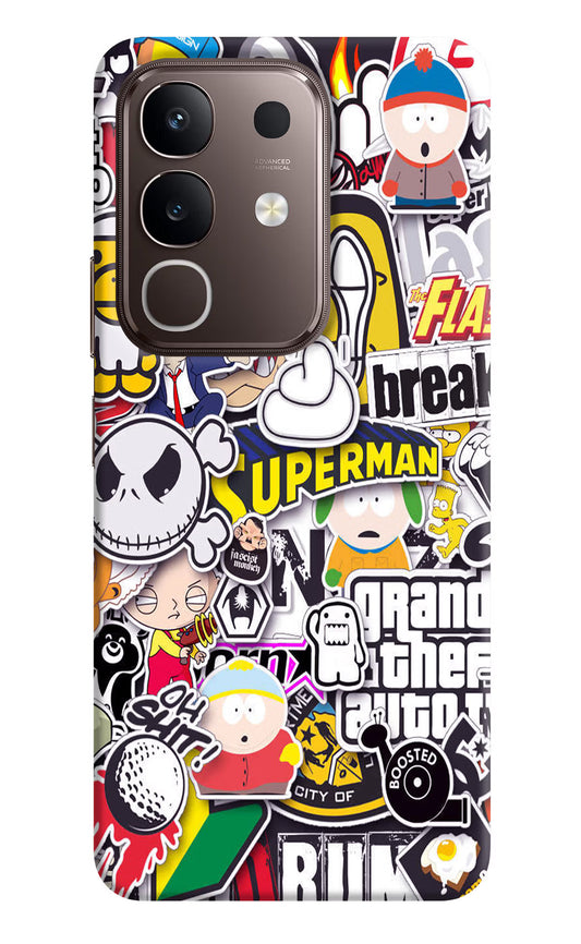 Sticker Bomb Vivo Y31 Pro 5G Hard Case Back Cover by Casekaro