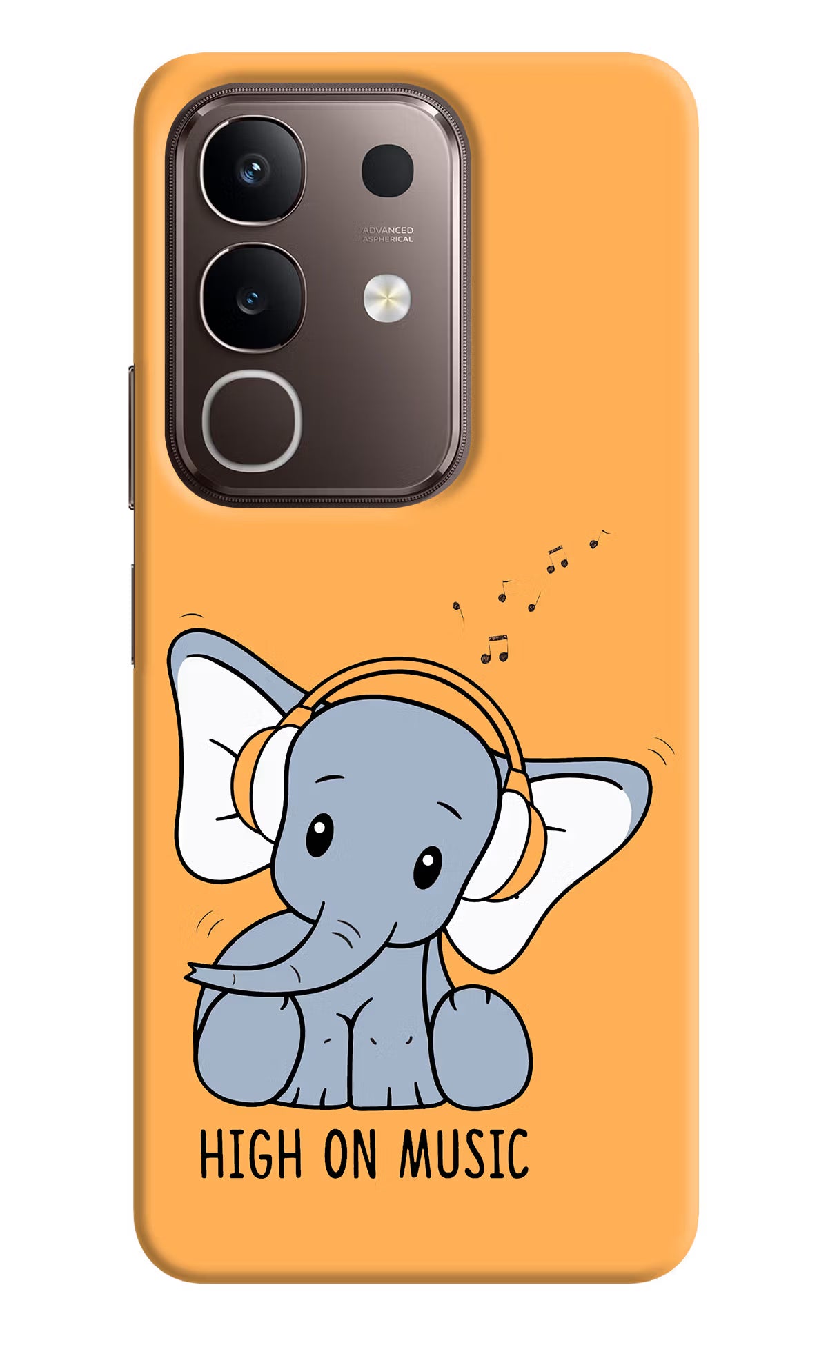 High On Music Vivo Y31 Pro 5G Hard Case Back Cover by Casekaro