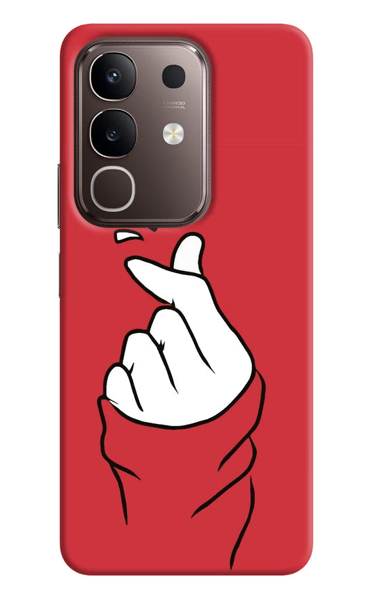 Korean Love Sign Vivo Y31 Pro 5G Hard Case Back Cover by Casekaro