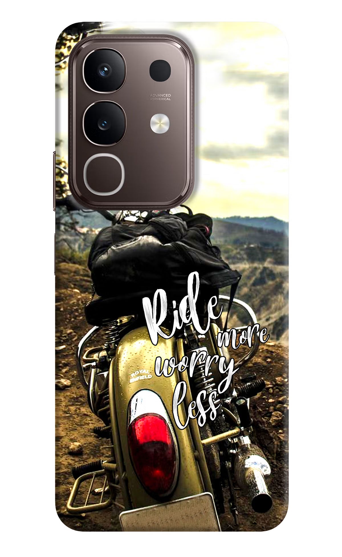 Ride More Worry Less Vivo Y31 Pro 5G Hard Case Back Cover by Casekaro