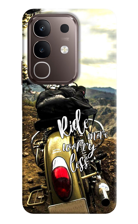 Ride More Worry Less Vivo Y31 Pro 5G Hard Case Back Cover by Casekaro