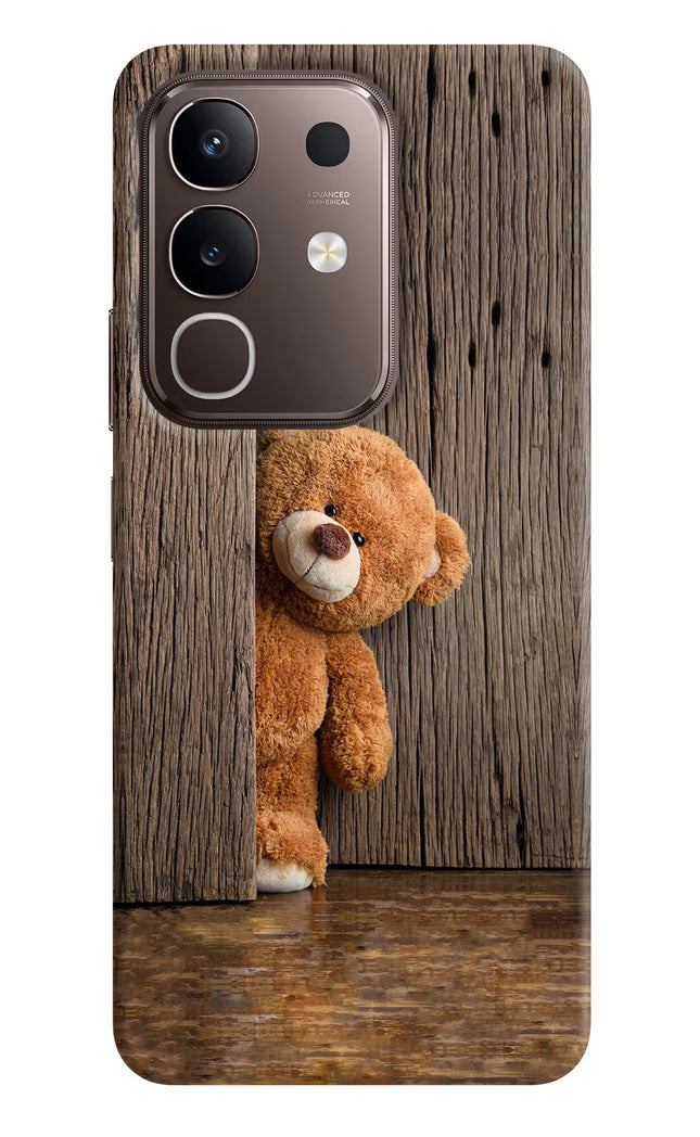 Teddy Wooden Vivo Y31 Pro 5G Hard Case Back Cover by Casekaro