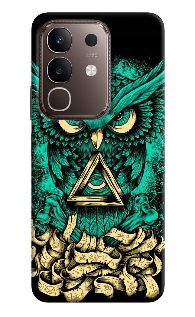 Green Owl Vivo Y31 Pro 5G Hard Case Back Cover by Casekaro