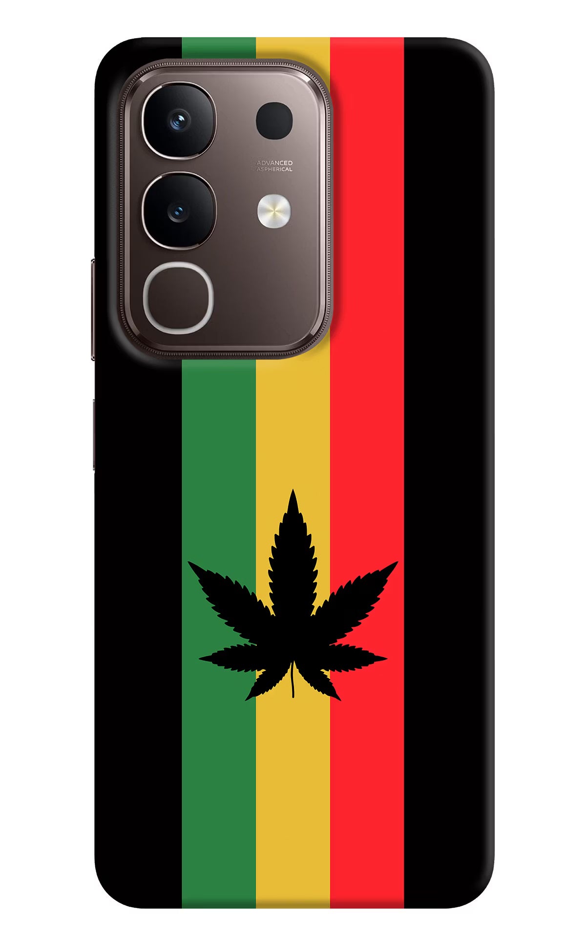 Weed Flag Vivo Y31 Pro 5G Hard Case Back Cover by Casekaro