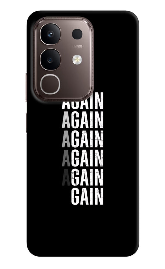 Again Again Gain Vivo Y31 Pro 5G Hard Case Back Cover by Casekaro