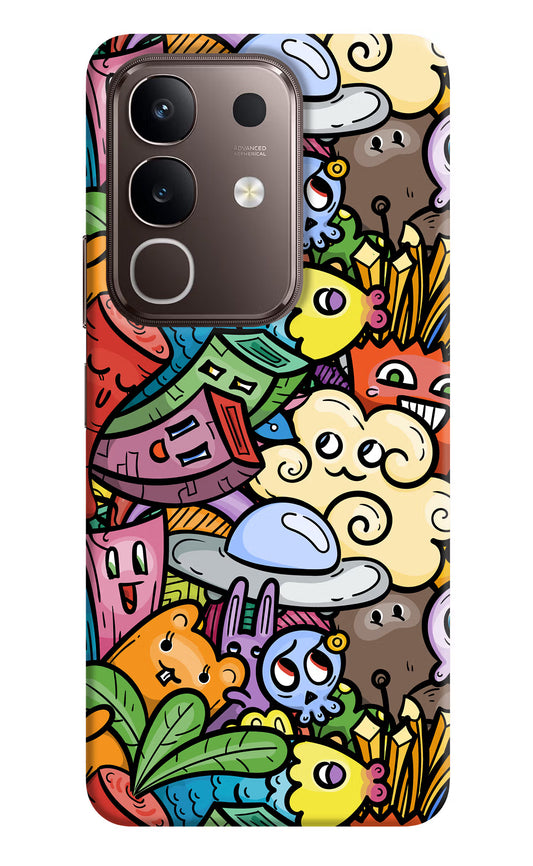 Veggie Doodle Vivo Y31 Pro 5G Hard Case Back Cover by Casekaro