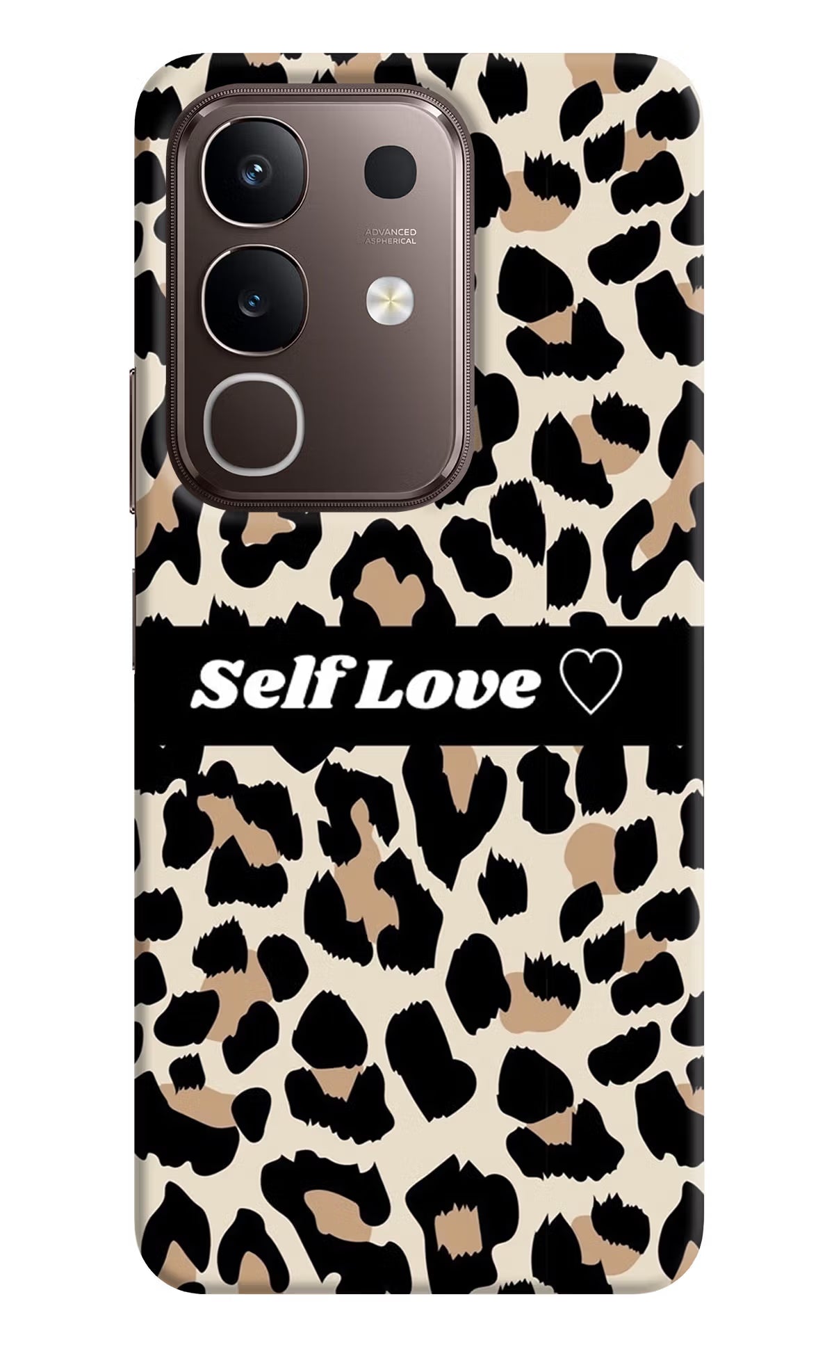 Leopard Print Self Love Vivo Y31 Pro 5G Hard Case Back Cover by Casekaro