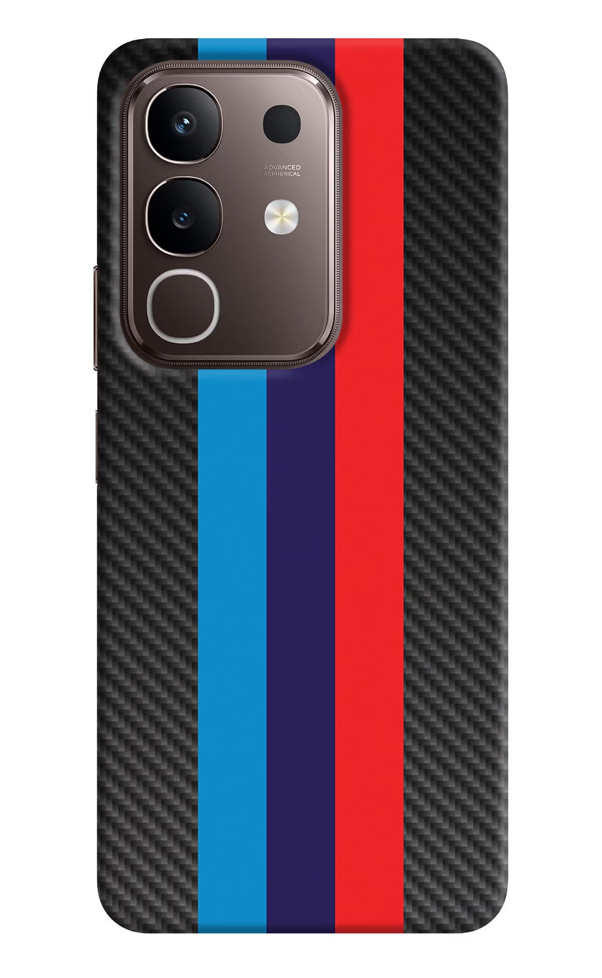 BMW Stripes Pattern Vivo Y31 Pro 5G Hard Case Back Cover by Casekaro
