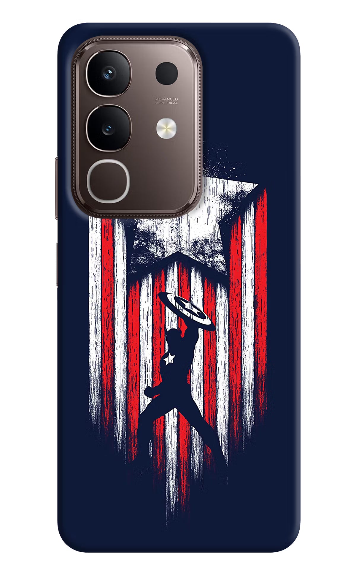 Captain America Marvel Art Vivo Y31 Pro 5G Hard Case Back Cover by Casekaro