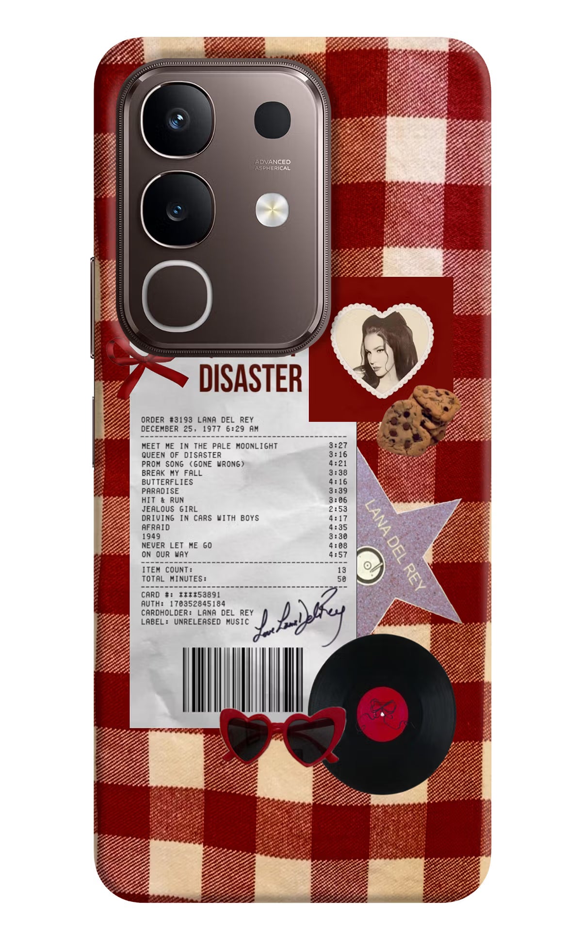 Queen of Disaster Vivo Y31 Pro 5G Hard Case Back Cover by Casekaro