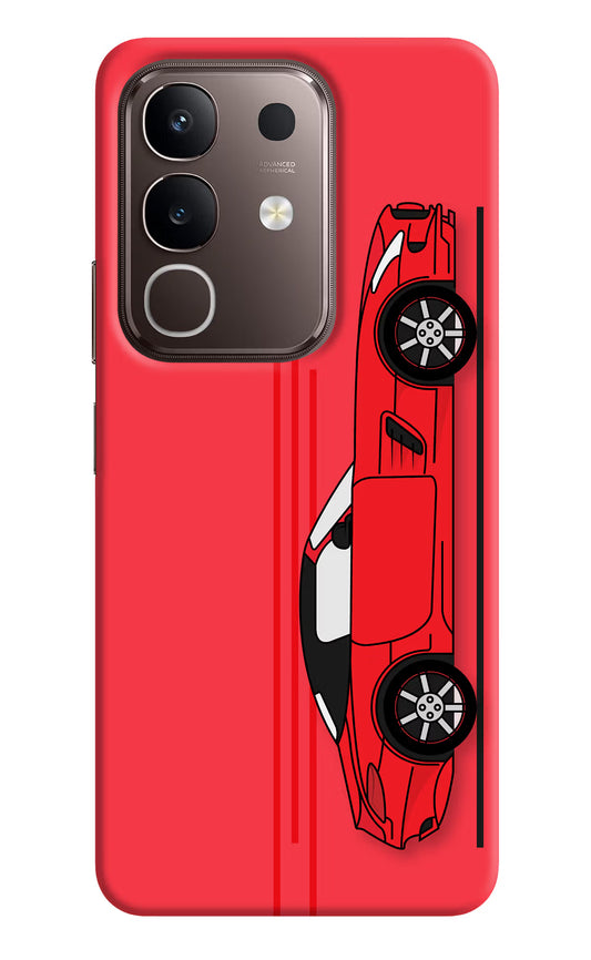 Red Velocity Vivo Y31 Pro 5G Hard Case Back Cover by Casekaro