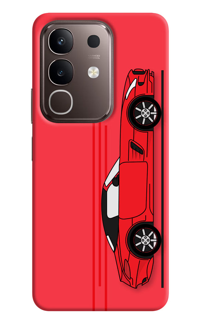 Red Velocity Vivo Y31 Pro 5G Hard Case Back Cover by Casekaro