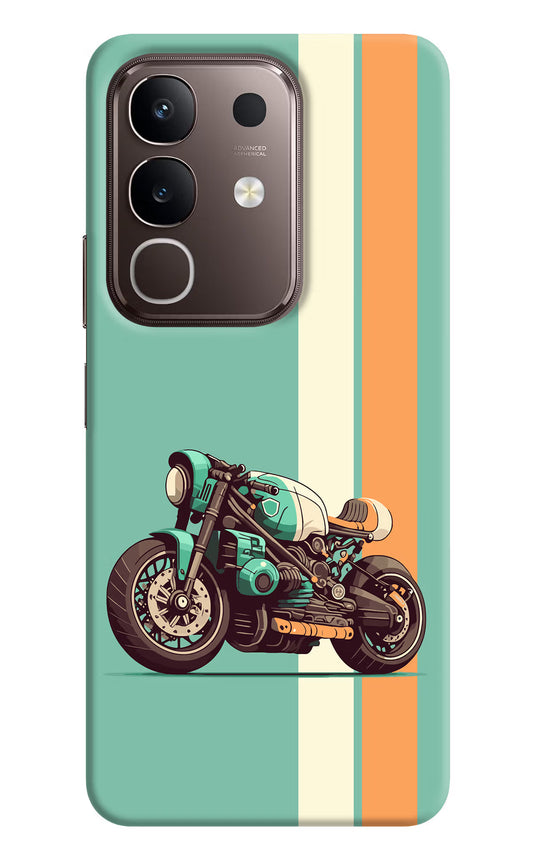 Striped Moto Drift Vivo Y31 Pro 5G Hard Case Back Cover by Casekaro