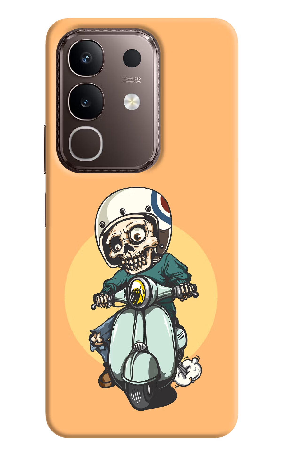 Undead Biker Vivo Y31 Pro 5G Hard Case Back Cover by Casekaro