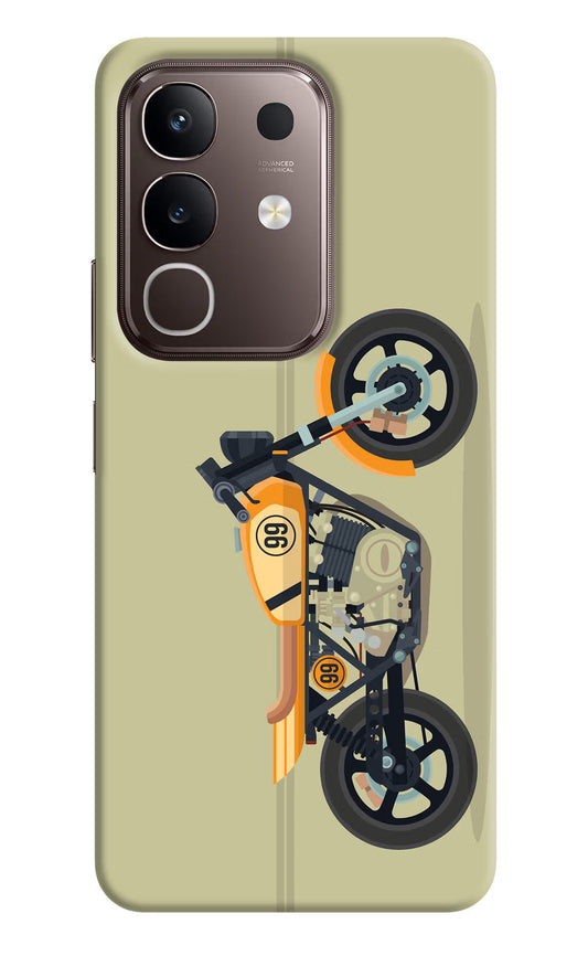 Vertical Speedster Vivo Y31 Pro 5G Hard Case Back Cover by Casekaro