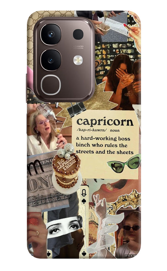 Capricorn Zodiac Vivo Y31 Pro 5G Hard Case Back Cover by Casekaro