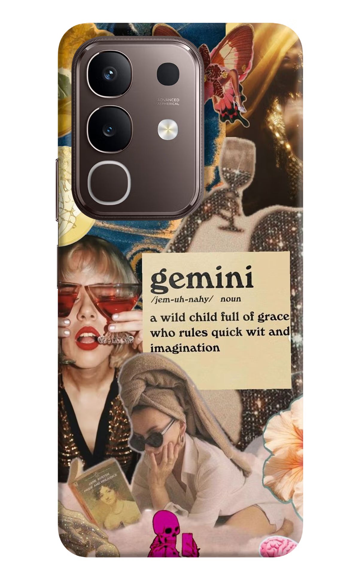 Gemini Zodiac Vivo Y31 Pro 5G Hard Case Back Cover by Casekaro