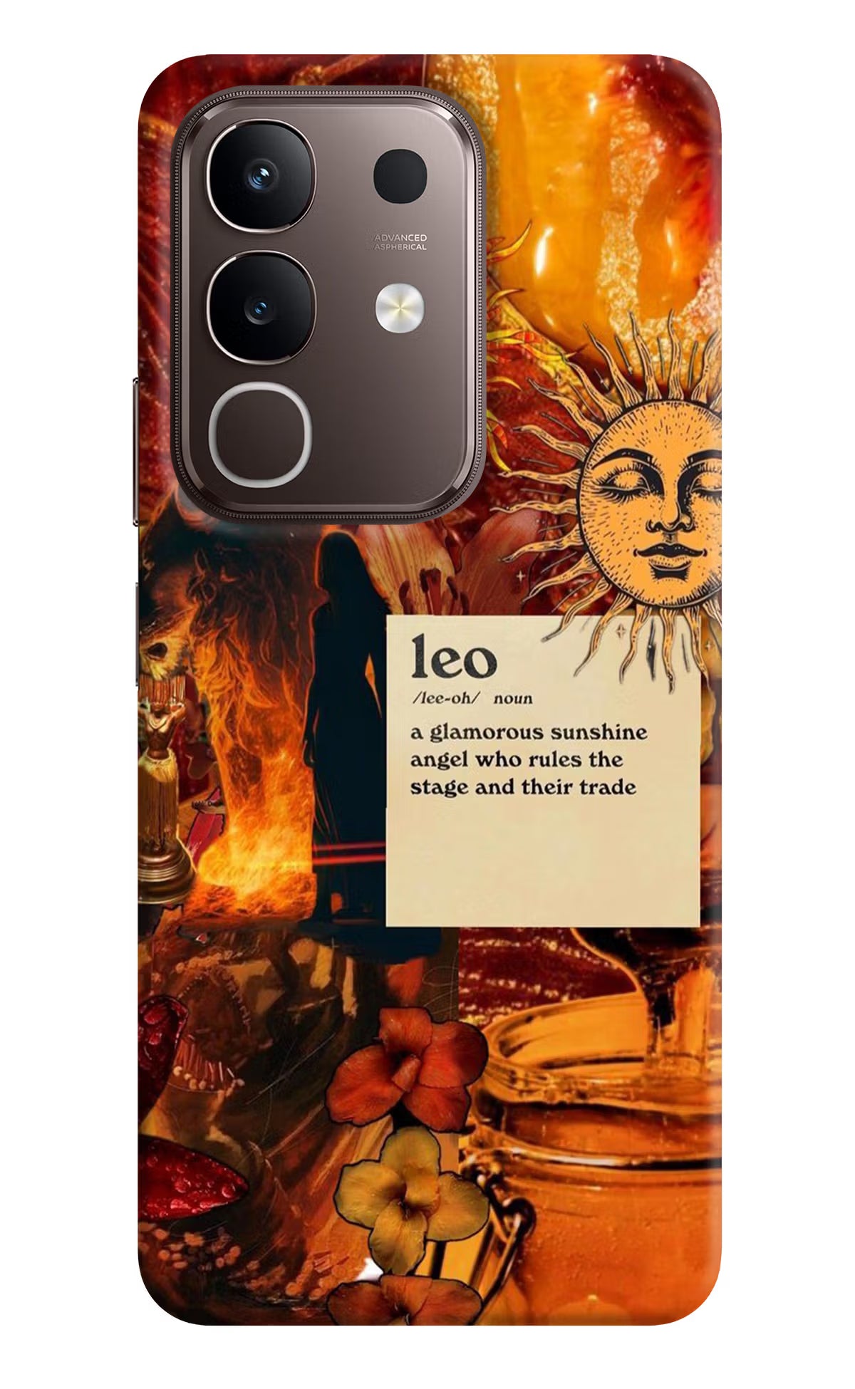 Leo Zodiac Vivo Y31 Pro 5G Hard Case Back Cover by Casekaro