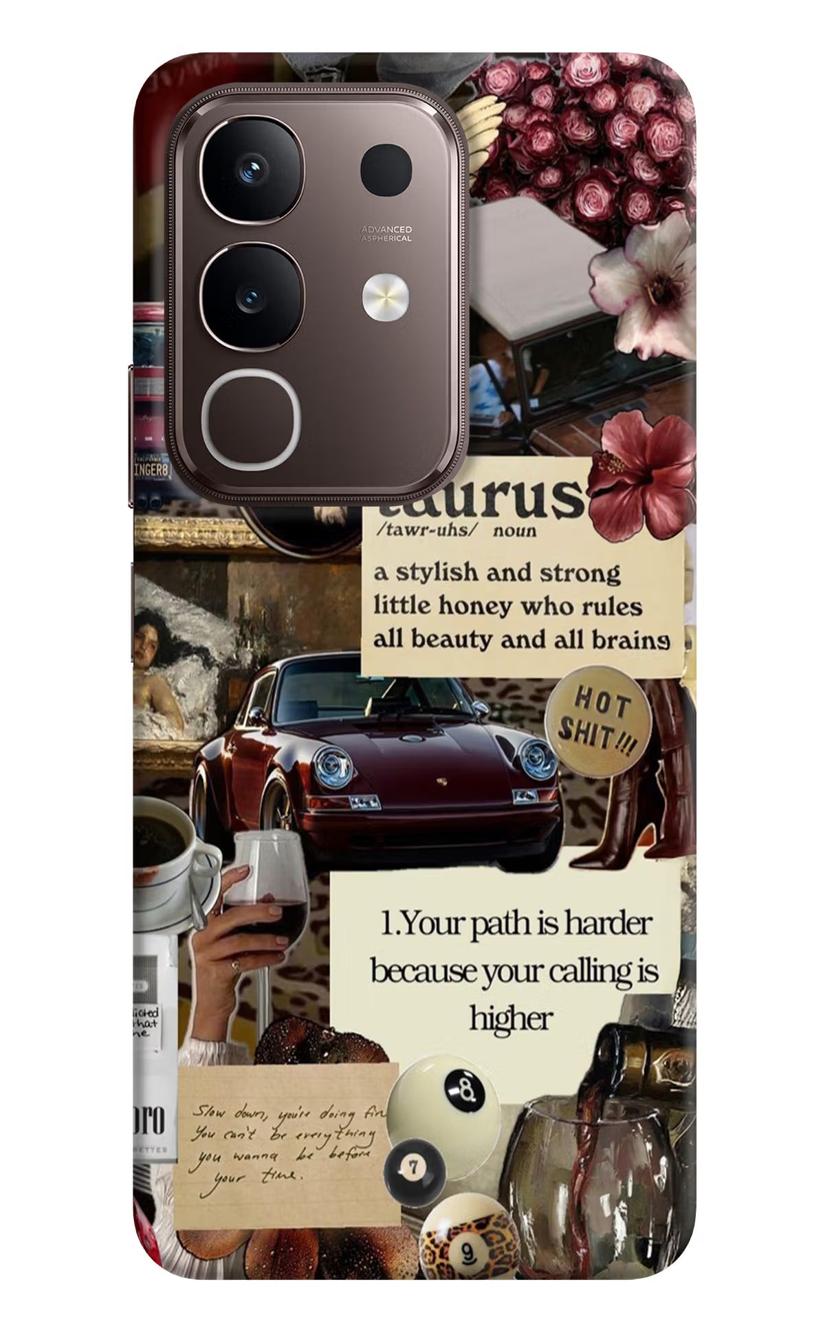 Taurus Zodiac Vivo Y31 Pro 5G Hard Case Back Cover by Casekaro