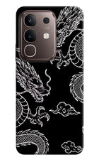 Twin Dragons Vivo Y31 Pro 5G Hard Case Back Cover by Casekaro