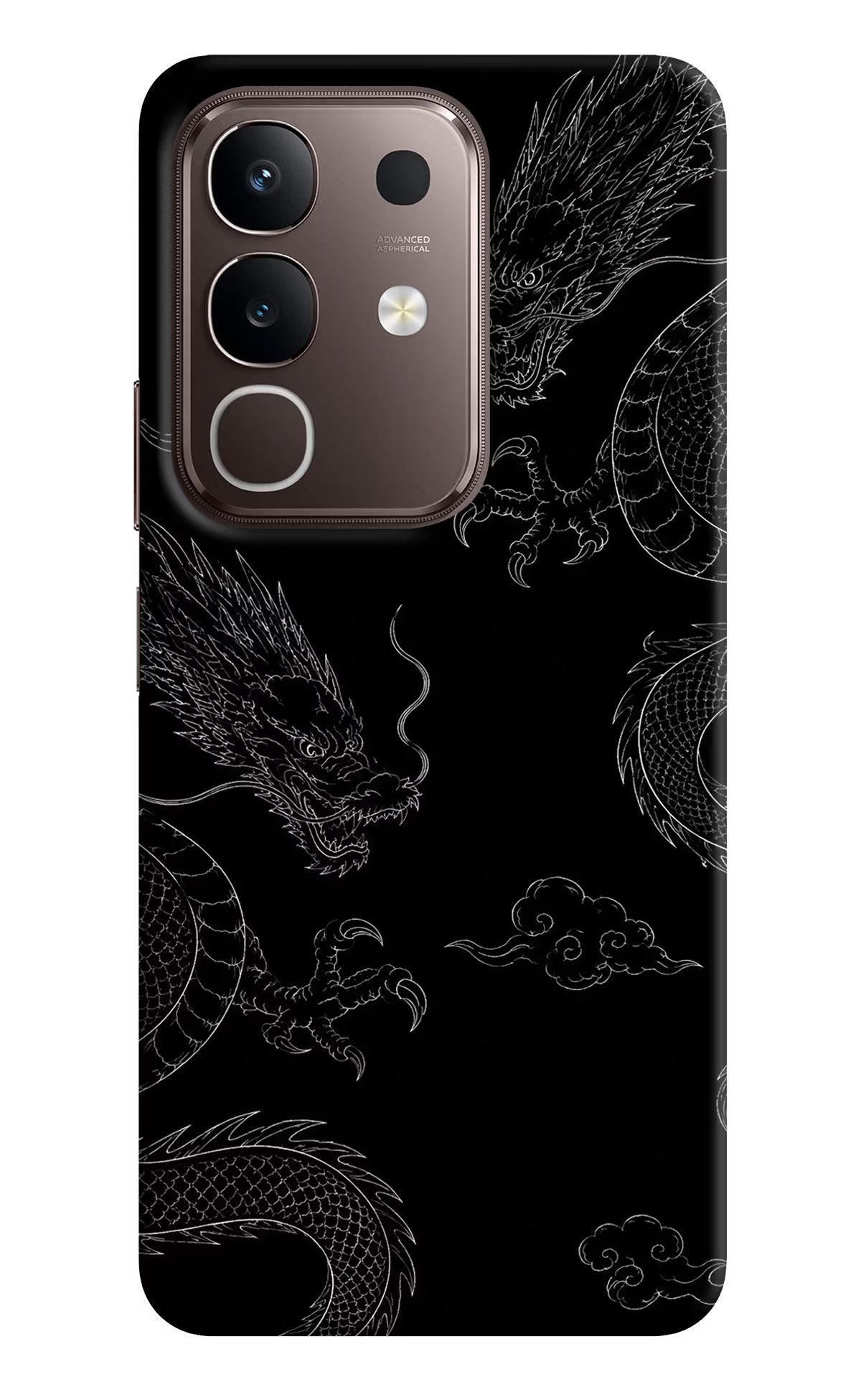 Twin Dragons Vivo Y31 Pro 5G Hard Case Back Cover by Casekaro