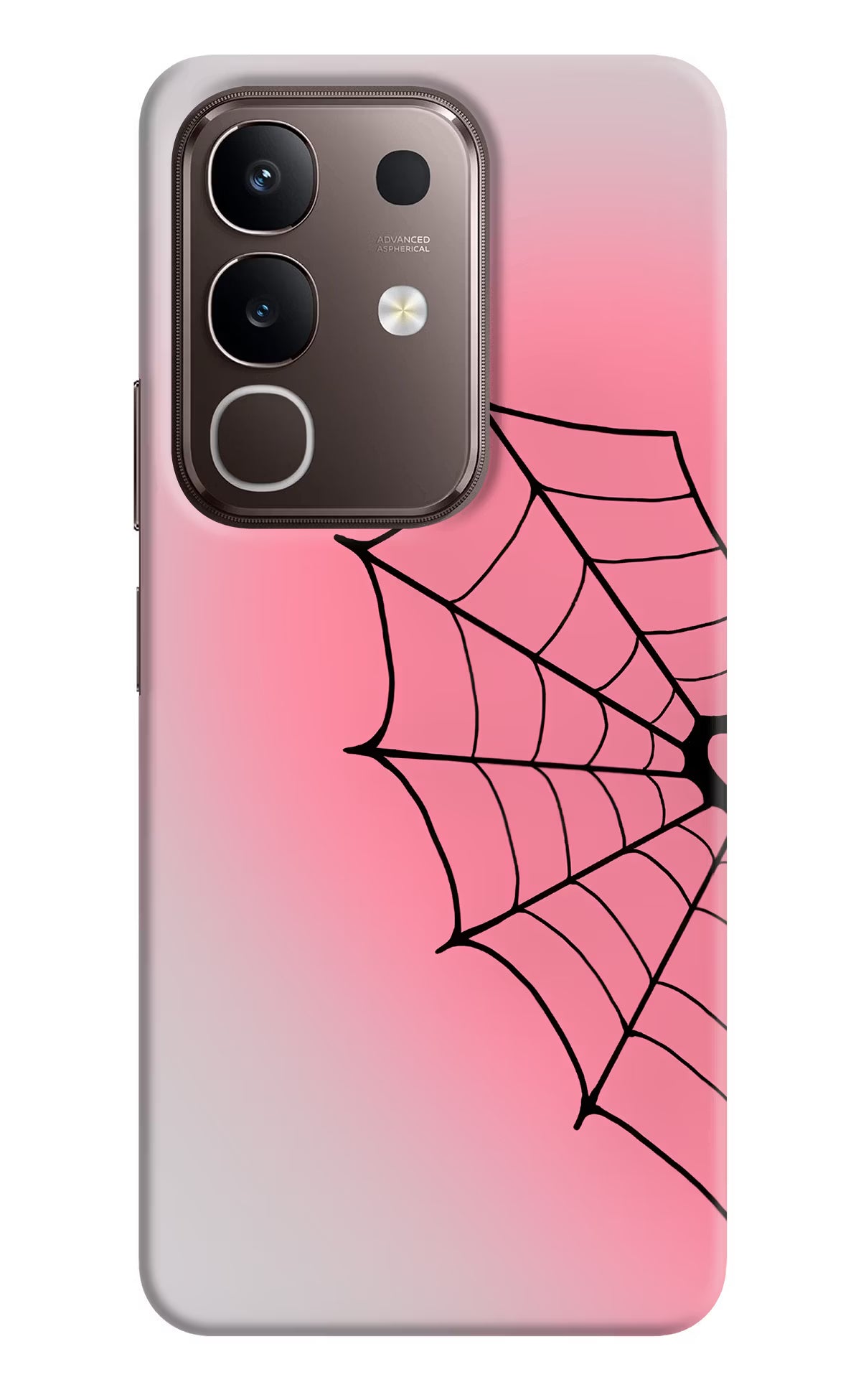 Pink Web Vivo Y31 Pro 5G Back Cover