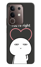You're Right Vivo Y31 Pro 5G Hard Case Back Cover by Casekaro