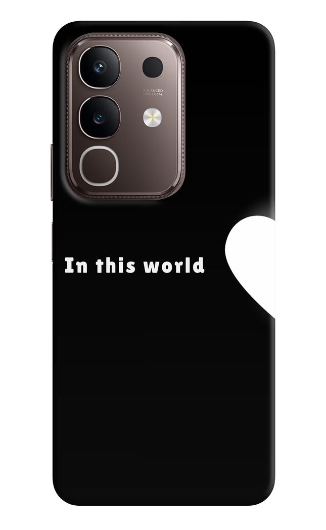 This World Vivo Y31 Pro 5G Hard Case Back Cover by Casekaro
