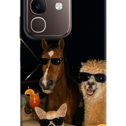 Party Squad Vivo Y31 Pro 5G Hard Case Back Cover by Casekaro