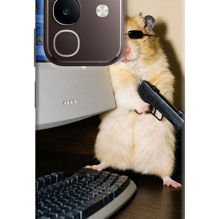 Hacker Hamster Vivo Y31 Pro 5G Hard Case Back Cover by Casekaro