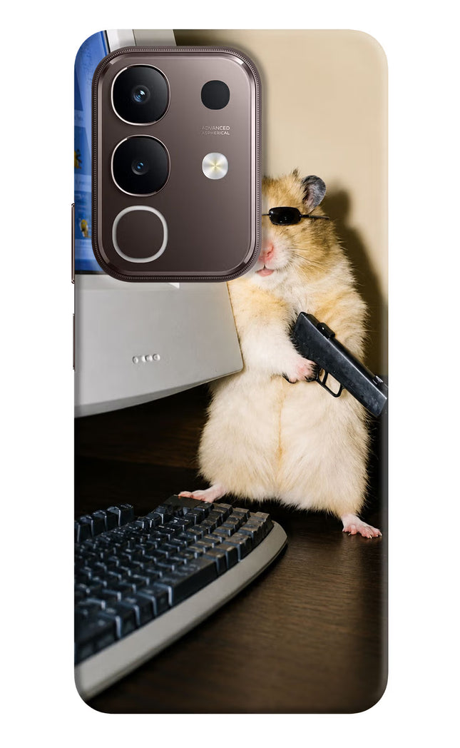 Hacker Hamster Vivo Y31 Pro 5G Hard Case Back Cover by Casekaro