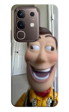 Side Eye Woody Vivo Y31 Pro 5G Hard Case Back Cover by Casekaro