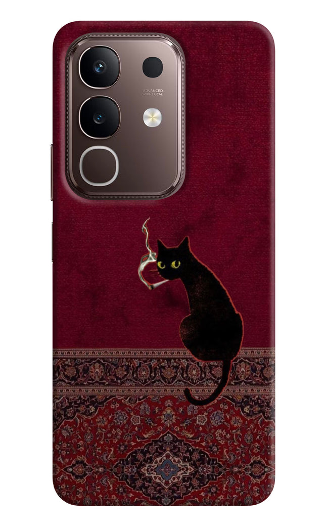Midnight Cat Vivo Y31 Pro 5G Hard Case Back Cover by Casekaro