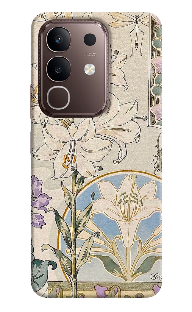 White Lily Vivo Y31 Pro 5G Hard Case Back Cover by Casekaro